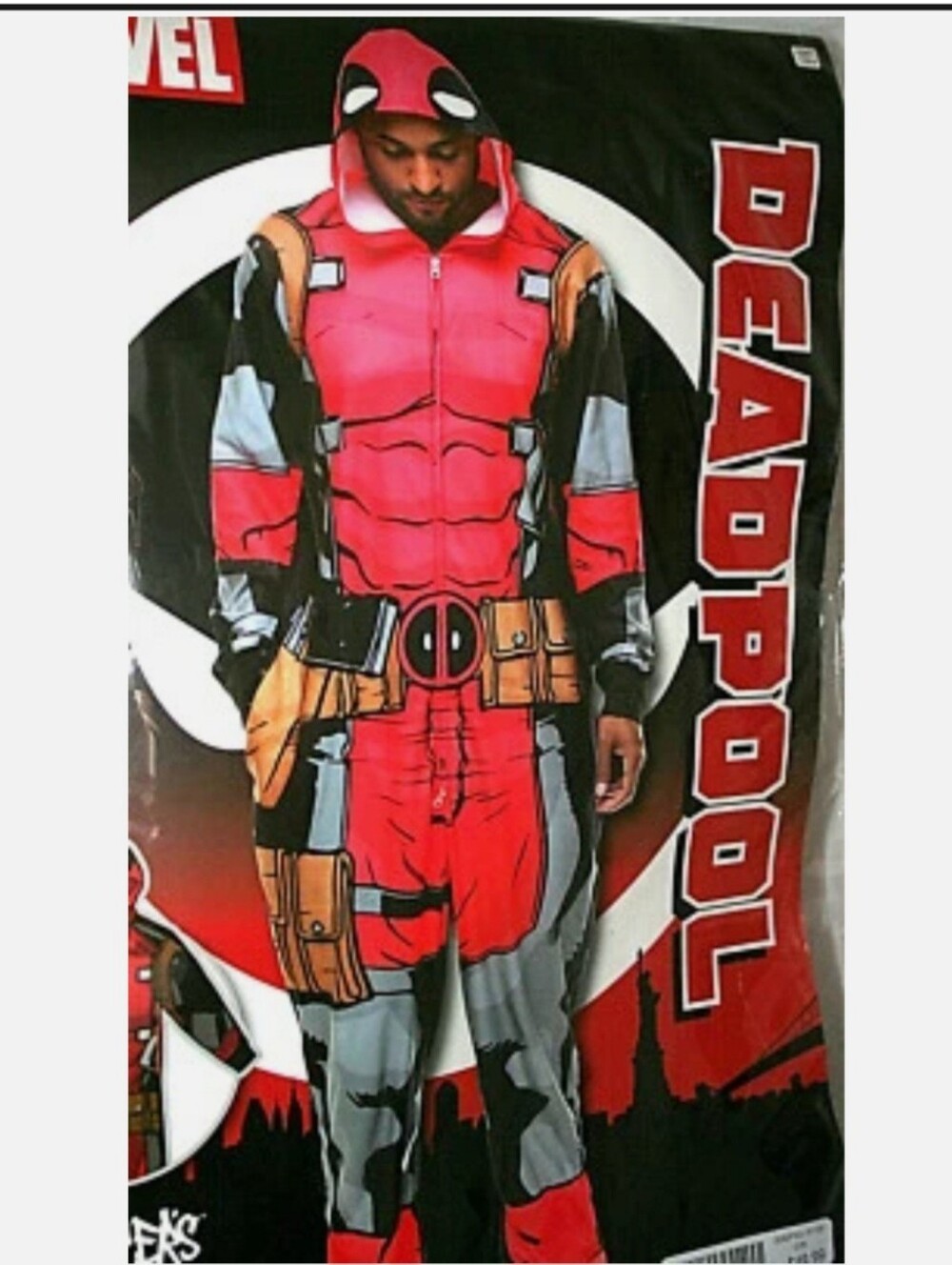 Marvel Deadpool Sleep Loungewear Onsie-L/XL